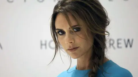Una imagen de la cantante y diseñadora Victoria Beckham.