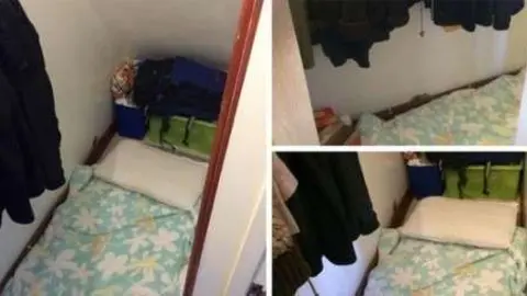 Imagen de la cama en arrendamiento por 700 euros al mes más gastos. @ALEX_LOMAX