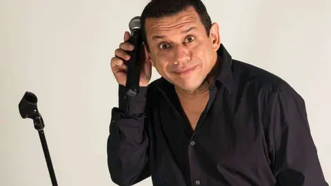 El comediante venezolano Emilio Lovera, durante una actuación.