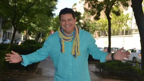 El cantante de salsa 'El Gato' José Luis Morán.