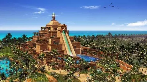 Aquaventure, situado en el hotel Atlantis de Palm Jumeirah en Dubai.