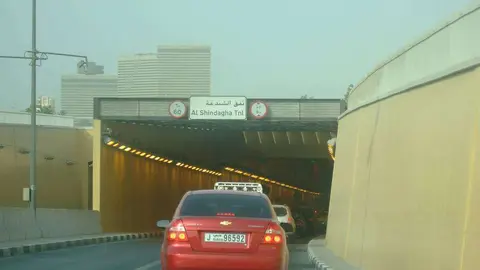 Una imagen del túnel de Shindagha en Dubai. (Fuente externa)