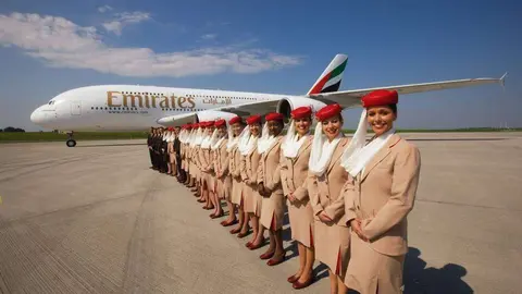 Emirates realiza con regularidad jornadas de puertas abiertas para seleccionar tripulantes de cabina.