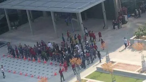 Imagen del rodaje de Star Treck en Dubai.