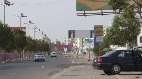 Una imagen del distrito de Al Mansora en Adén.