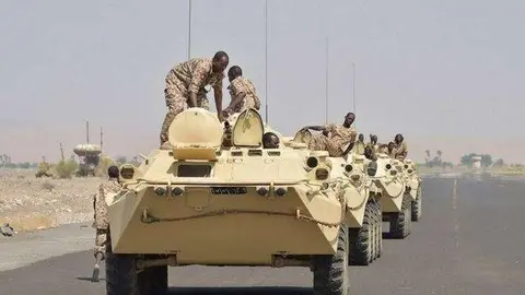 Los soldados sudaneses se han desplegado por todo Yemen.