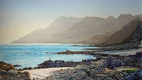 Una imagen de la costa de Omán.