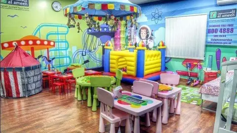 Nueva sala para niños perdidos en el Global Village.
