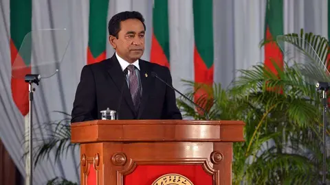 El presidente de Maldivas, Abdulla Yameen.