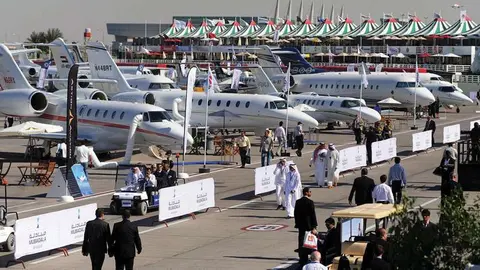 Una imagen de Dubai Airshow de 2013.
