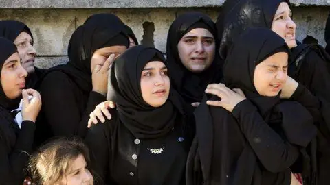 Dolor entre las familias de las víctimas.