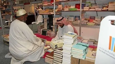 Una imagen de La Feria del Libro, celebrada en Abu Dhabi.