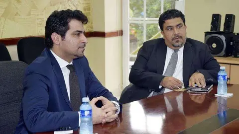 Representantes del Gobierno de Dubai en Panamá.