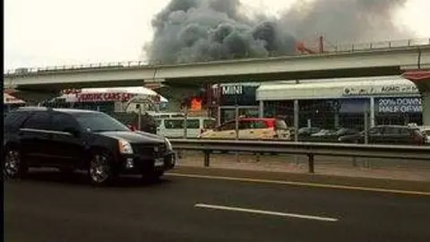 Imagen del incendio. (Xventures)