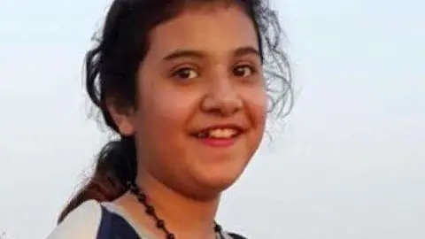 Imagen de una de las niñas desaparecidas.