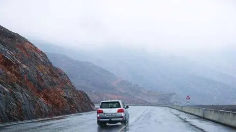 Zona de monta&ntilde;a en Emiratos &Aacute;rabes Unidos.