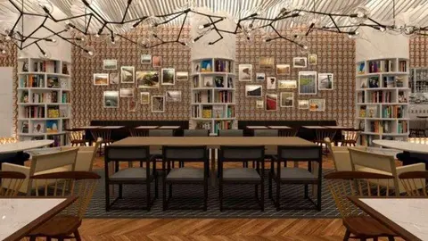 El espacio relajante de Lexus en Dubai.