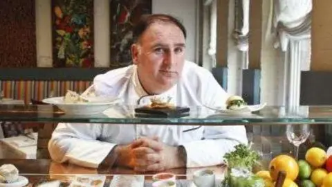 El cocinero español, José Andrés.
