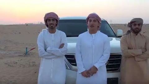 Los protagonistas del vídeo.