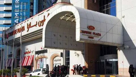 El hotel Crowne Plaza de Sheikh Zayed Road de Dubai.