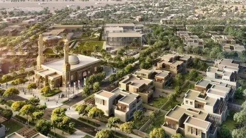 Una imagen de Khalifa City A en Abu Dhabi.