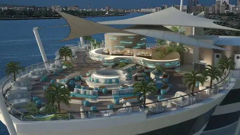 Dubai Creek Yacht Club acoge tanto al restaurante español Casa de Tapas como a Cielo Skylounge -en la imagen-