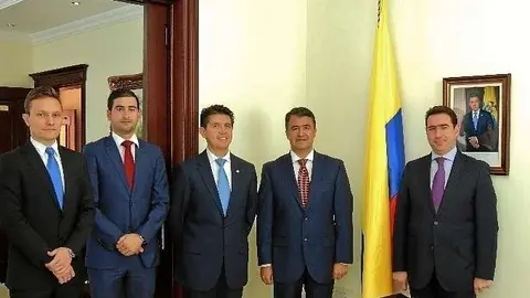 Toma de posesión de Faihan Al-Fayez como embajador de Colombia en Emiratos Árabes.