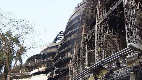 Situación del hotel The Address de Dubai tras el incendio. (@DXBMediaOffice)