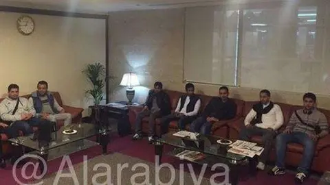 Captura de pantalla del vídeo de los diplomáticos saudíes en Dubai.