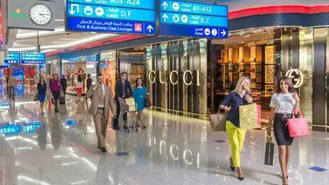 Zona de salidas del Aeropuerto Internacional de Dubai.