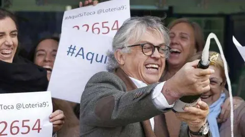 Agraciados con la lotería del Niño en España.