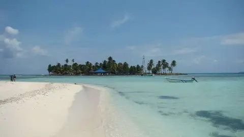 Una imagen de una isla colombiana.