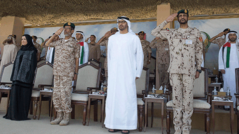 Su Alteza el Jeque Mohamed bin Zayed Al Nahyan en Zayed Military City (Wam)