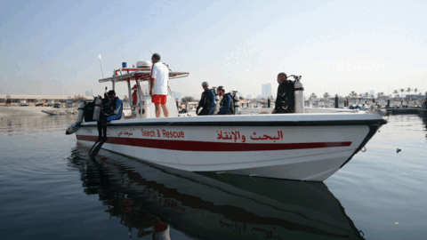 Los servicios de rescate acudieron en ayuda de los nadadores.