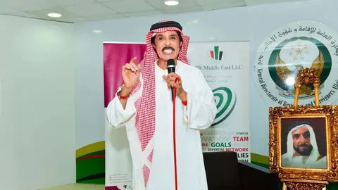 El cantante emirat&iacute; Abdullah bel Kheir. 