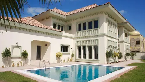 Una imagen de una villa en Dubai.