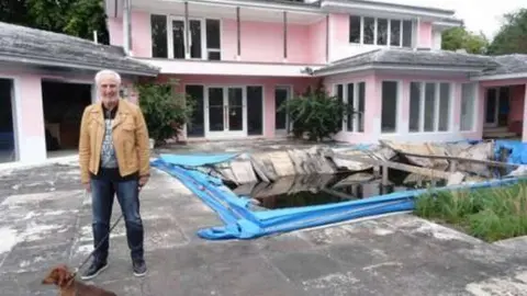 La antigua casa de Pablo Escobar en Miami.