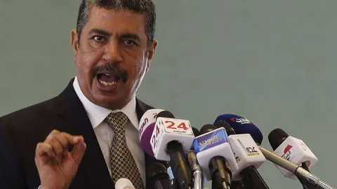 El primer ministro de Yemen, Jaled Bahah.