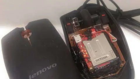 El rat&oacute;n esconde una c&aacute;mara para captar im&aacute;genes en alta resoluci&oacute;n.