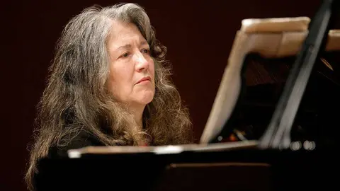La pianista argentina Martha Argerich.