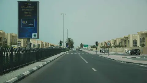 Jumeirah Road en Dubai.