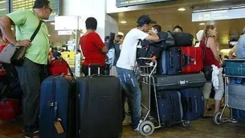 Facturando en el aeropuerto