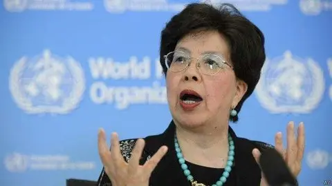 La directora de la OMS, Margaret Chan.
