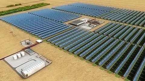 La planta solar Shams en Emiratos Árabes Unidos.