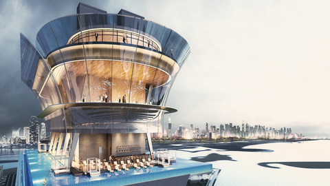 El hotel contará con una piscina de 360º.