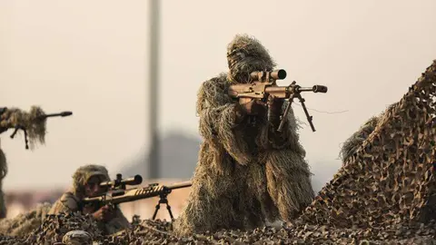 Tropas saudíes en entrenamiento el pasado mes de septiembre.