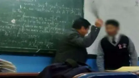 El niño de 12 años estaba en el curso ocho.