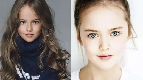 La niña modelo rusa Kristina Pimenova.
