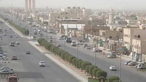 Perspectiva de Hafr Al Baten en Arabia Saudita.