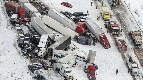 El suceso tuvo lugar a 120 kilómetros de Filadelfia.